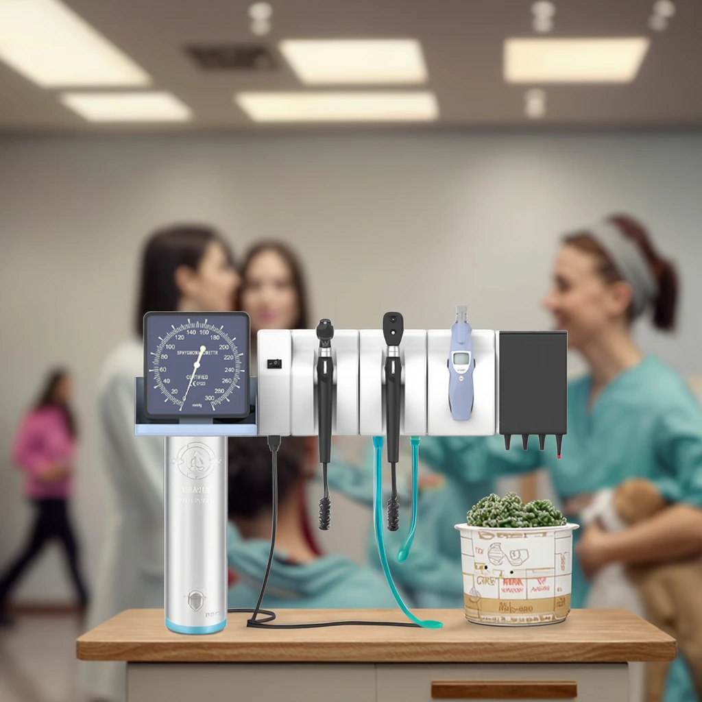 Фото Оптовые профессиональные ветеринарные приборы для мониторинга: ушной термометр и отоскоп №5