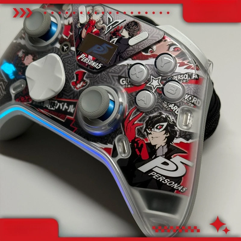Фото Наклейки с персонажами аниме Persona 5 для контроллера Flydigi Apex 5 4, защитные наклейки для геймпада, аксессуары для защиты от царапин №3