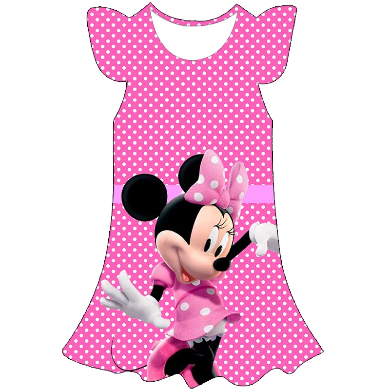 

Серия Disney, платье для девочек, одежда, пасхальное платье Минни Маус, платья, вечерний костюм для маленьких девочек на день рождения, юбка, оде...