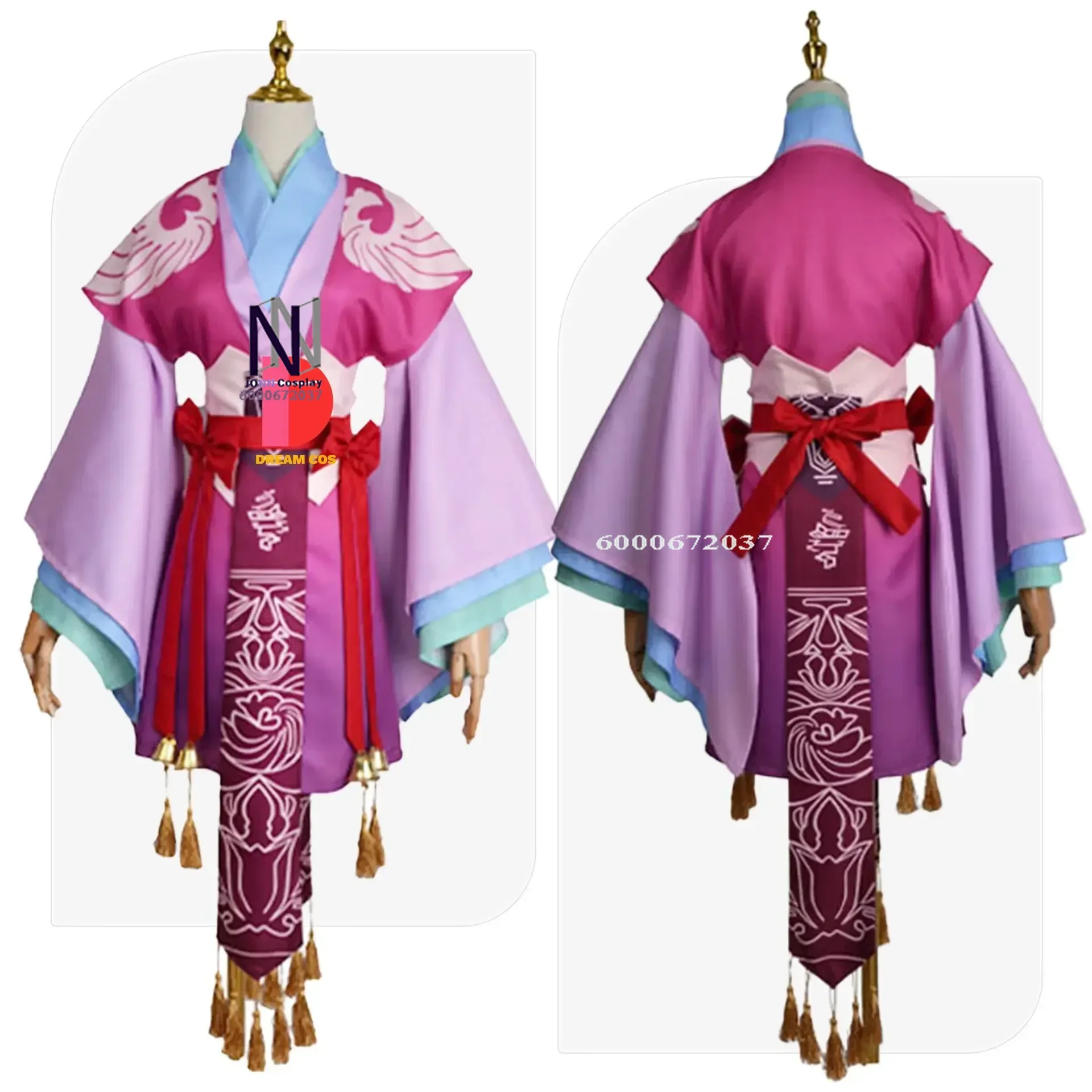 Fox Spirit Matchmaker аниме TuShan Susu косплей костюм парик фиолетовая юбка Hanfu женский