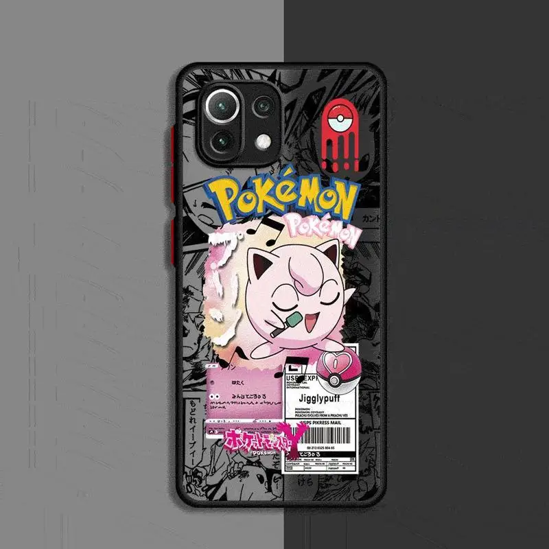Чехол для телефона в стиле аниме Покемоны Gengar Xiaomi Redmi 13C1 2 5G 10C 12C 9 10 9A 9T 9C A1 A2 Plus K40 Pro