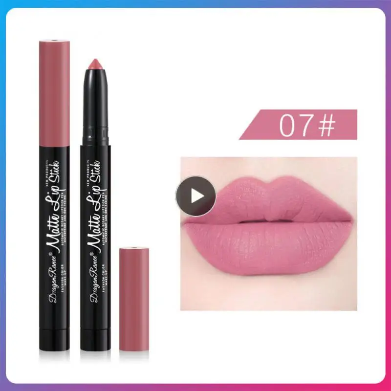 

12 Colors Lip Liner Pen Non-stick Cup Lipliner Lipstick Lip Contour Lipstick Lipstick Pencil Cosmetics Waterproof Lips Makeup