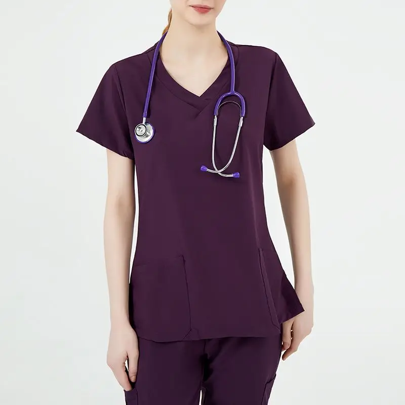 

Uniforms-world Women's Scrub Top Nurse Top With Two Pockets Nurse Scrubs