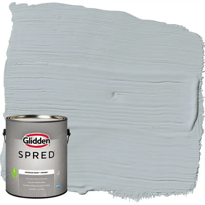 

Grab-N-Go Interior Wall Paint, Gray Frost, Eggshell, 1 Gallon