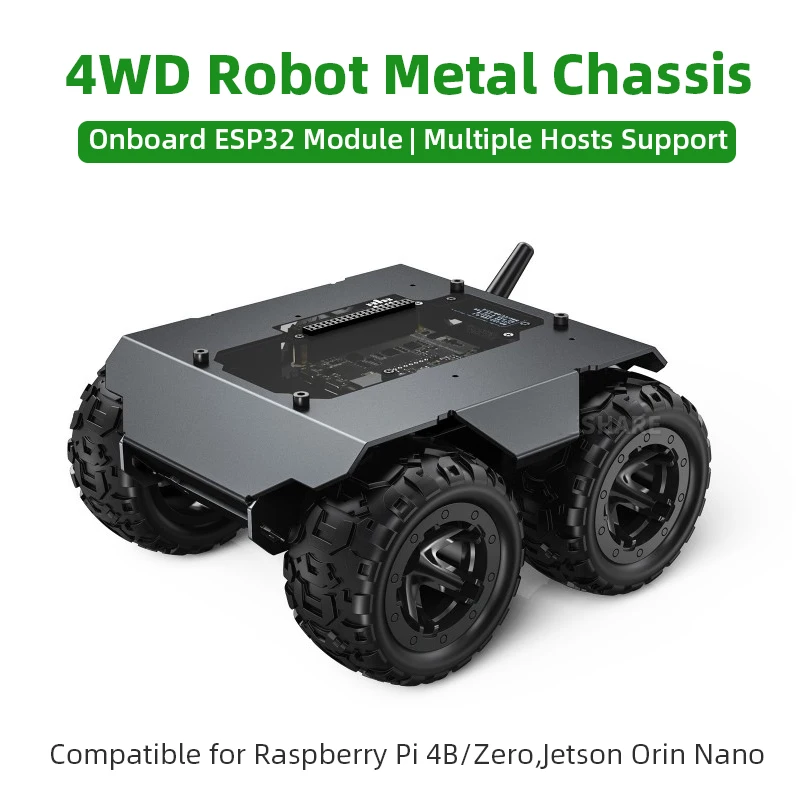Гибкий и расширяемый полноприводный мобильный робот-шасси WAVE ROVER