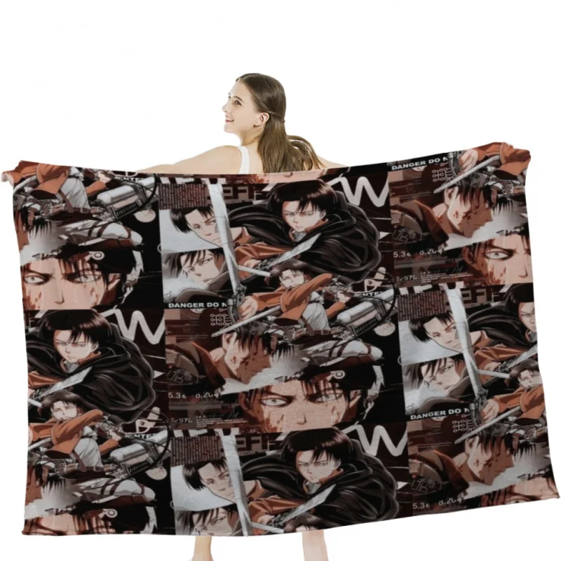 

LEVI ACKERMAN Soft Velvet Blanket Lightweight Bed Blanket Home Decor Fleece Blanket