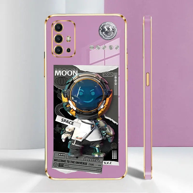 

Soft Case for Motorola Moto G8 G9 Play G30 G10 G50 G60 E7 Power Lite Plus Plus E6s 2020 Capa Eyes Mechanical Astronaut Cell