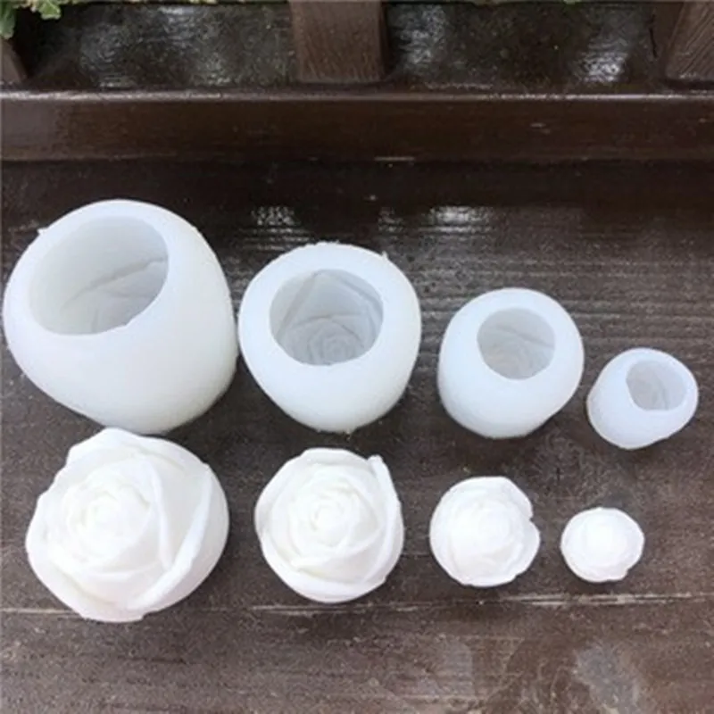 

flower silicone mould for candle gypsum soap chocolate food M-278