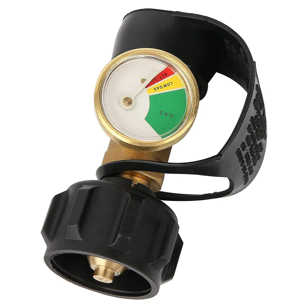 

Propane Tank Gauge Level Indicator, Leak Detector, Gas Pressure Meter for RV ,with Type 1 Connection