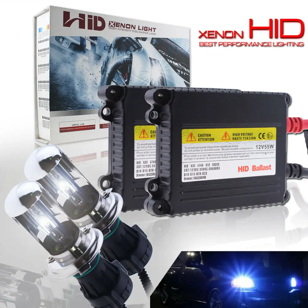 

55W H4 Bi-Xenon 9003 Hid Headlight Bulb Kit For Toyota Rav4 2001-2005 30000K