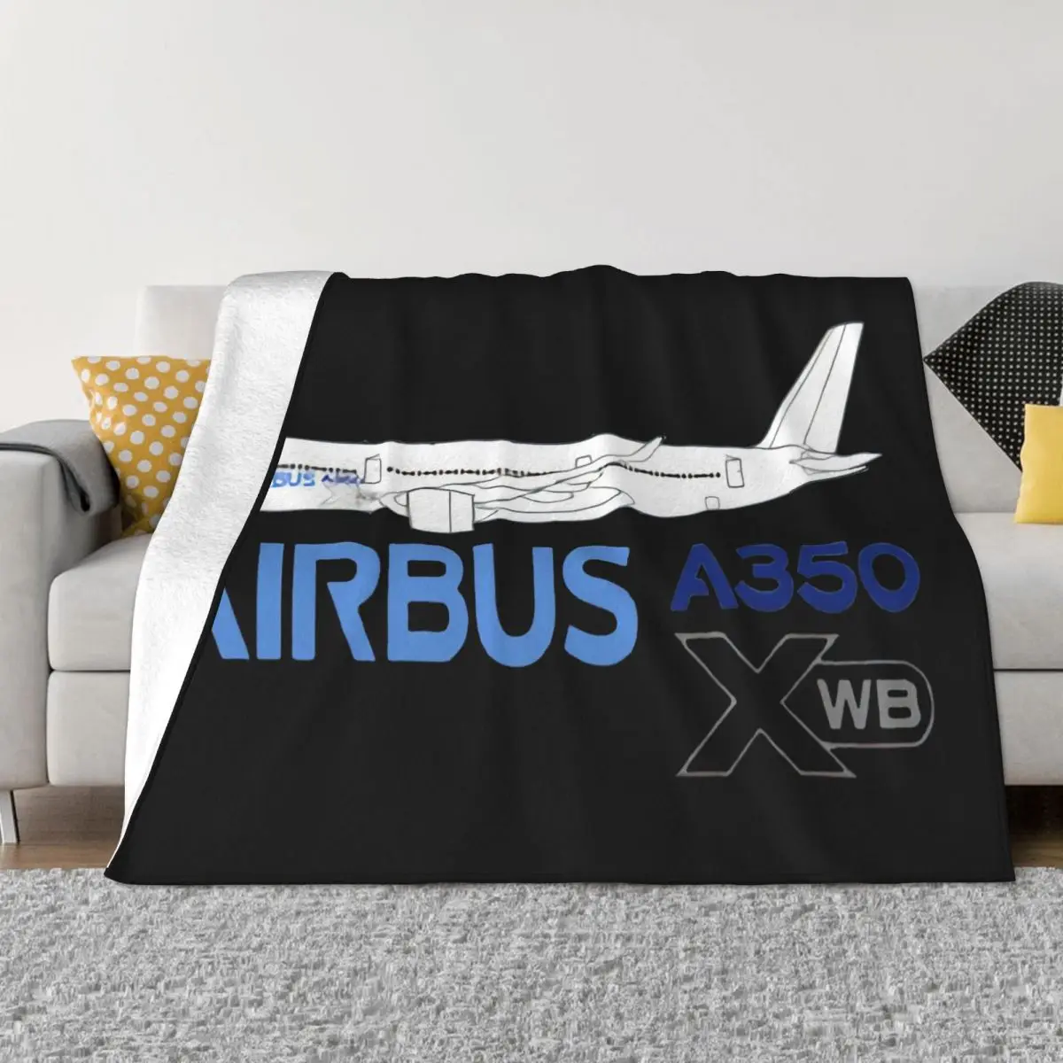 Мужчины T Airbus A350 Line Drawing By Stevehclark Женщины Высочайшее Качество Распродажа