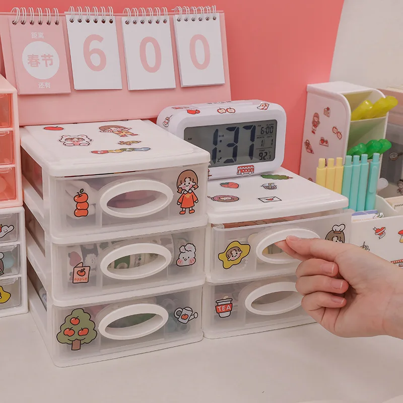 

Ins ящик Рабочий стол пластиковая коробка для хранения, органайзер, коробка для сортировки косметики в студенческом общежитии, канцелярская ...