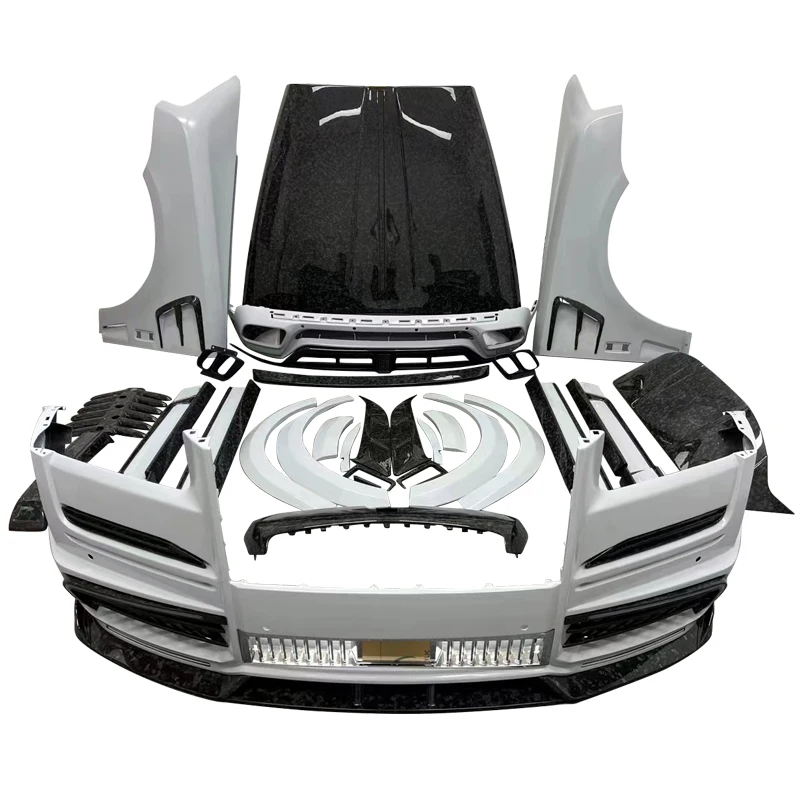 MSY-стильный trockene halbgemanufacturвыйr Kohlenstofffaser Karosseriekits vordere und hintere беженец и Motorhaube