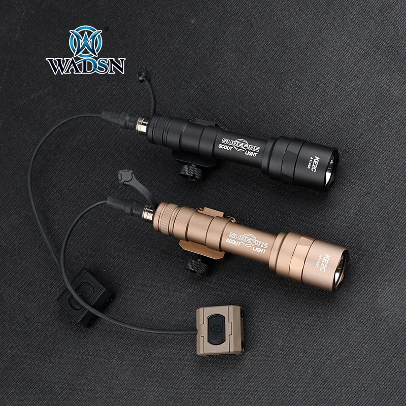

WADSN M600U Tactical Flashlight Modbutton Switch SF Scout Light M600 Airsoft Accesories Weapon 20mm Picatinny Rail Pocket Lamp