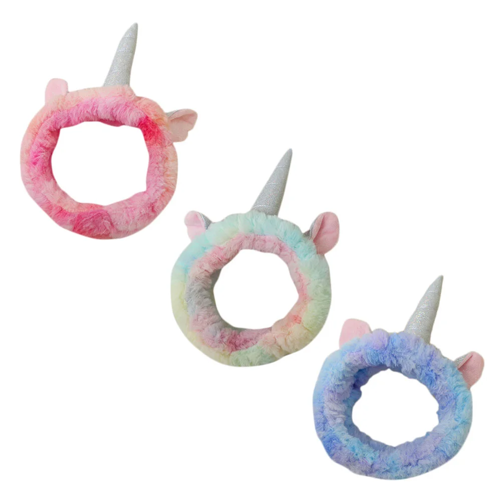 

3Pcs Design Hair Fixing Band Hairband Head Band Girl Washing Hair Band