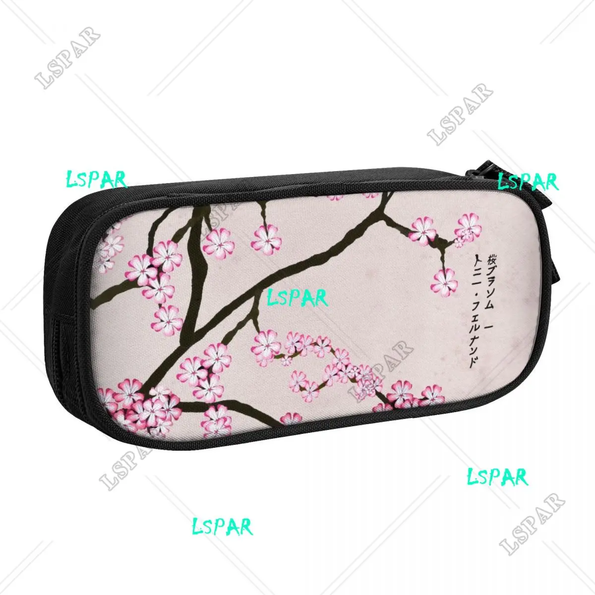 Индивидуальные розовые цветочные чехлы для карандашей с цветком вишни мальчиков