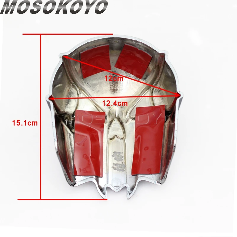 Чехол с изображением черепа и рога для Harley Softail Dyna Touring 92-13 стрит Боб Роуд король