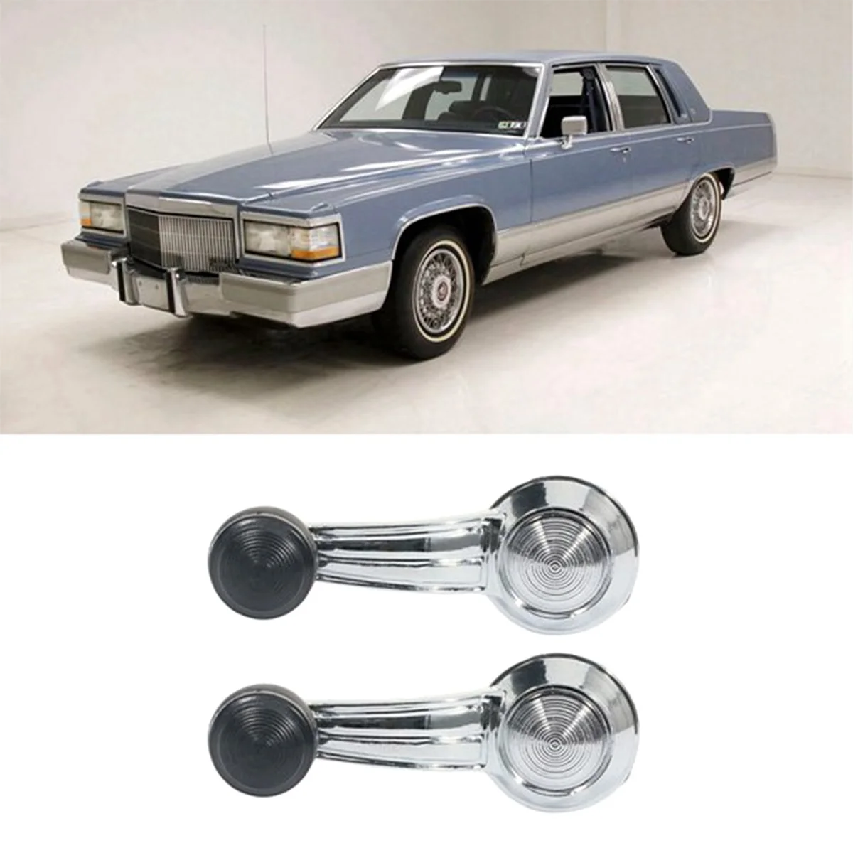 Набор из 1 пара хромированных дверных оконных рукояток для Pontiac Cadillac Chevy Olds Buick 1732326