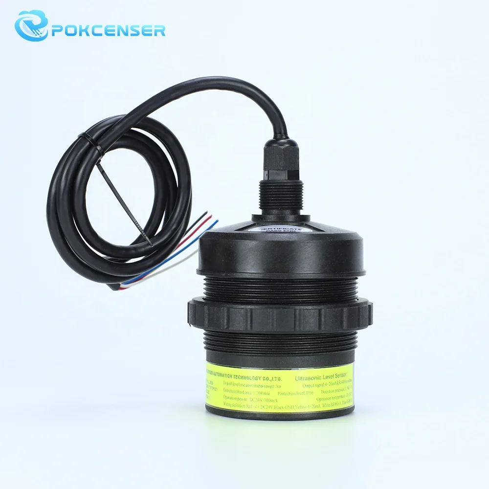 Фото Ультразвуковой датчик уровня Pokcenser OEM PWL-U500 взрывозащищенный, IP68, с питанием 24VDC/12VDC и выходом 4-20мА №2