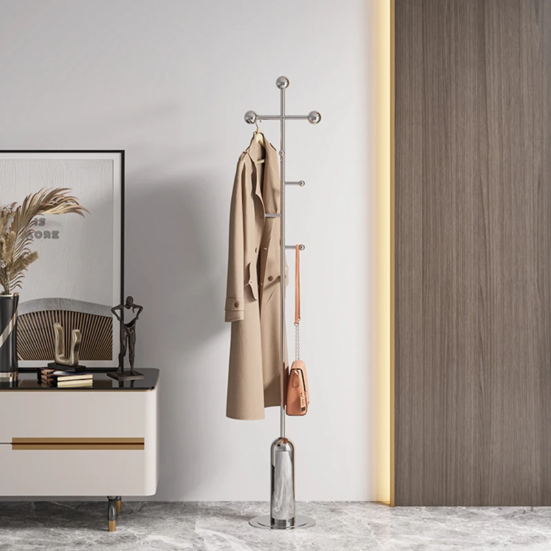 

Cabinets Corner Clothes Rack Shelf Nordic Space Saving Dresses Clothing Rack Organizer Bedroom Porte Manteau Furniture WJ35XP