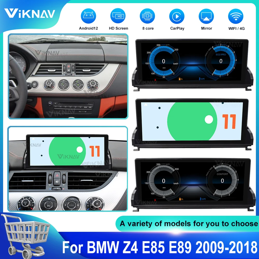 

Головное устройство Android12 с экраном для BMW Z4 E85 E89 2009-2018, мультимедийный плеер, автомобильное радио, GPS-навигатор, плеер