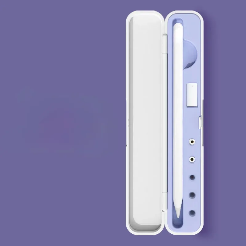 

HMTX Storage Box for apple Pencil Holder Portable Hard Cover Portable Case For Airpods Air Pods Pencil Accessories