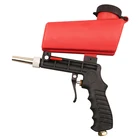 Регулируемый Пескоструйный пистолет 90psi, Портативный Пескоструйный Аппарат, пескоструйная машина, Гравитационный маленький ручной пневматический Пескоструйный пистолет, набор