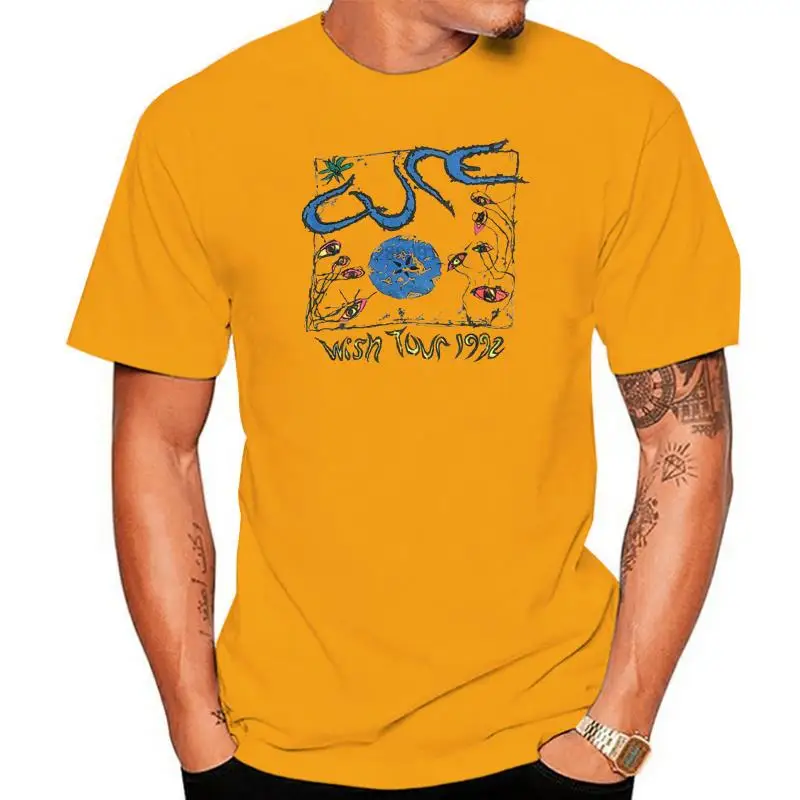 

90S Vintage The Cure Tour Shirt Thin Bauhaus Goth Punk Misfits 80S Rare Limited Custom Print Tee Shirt