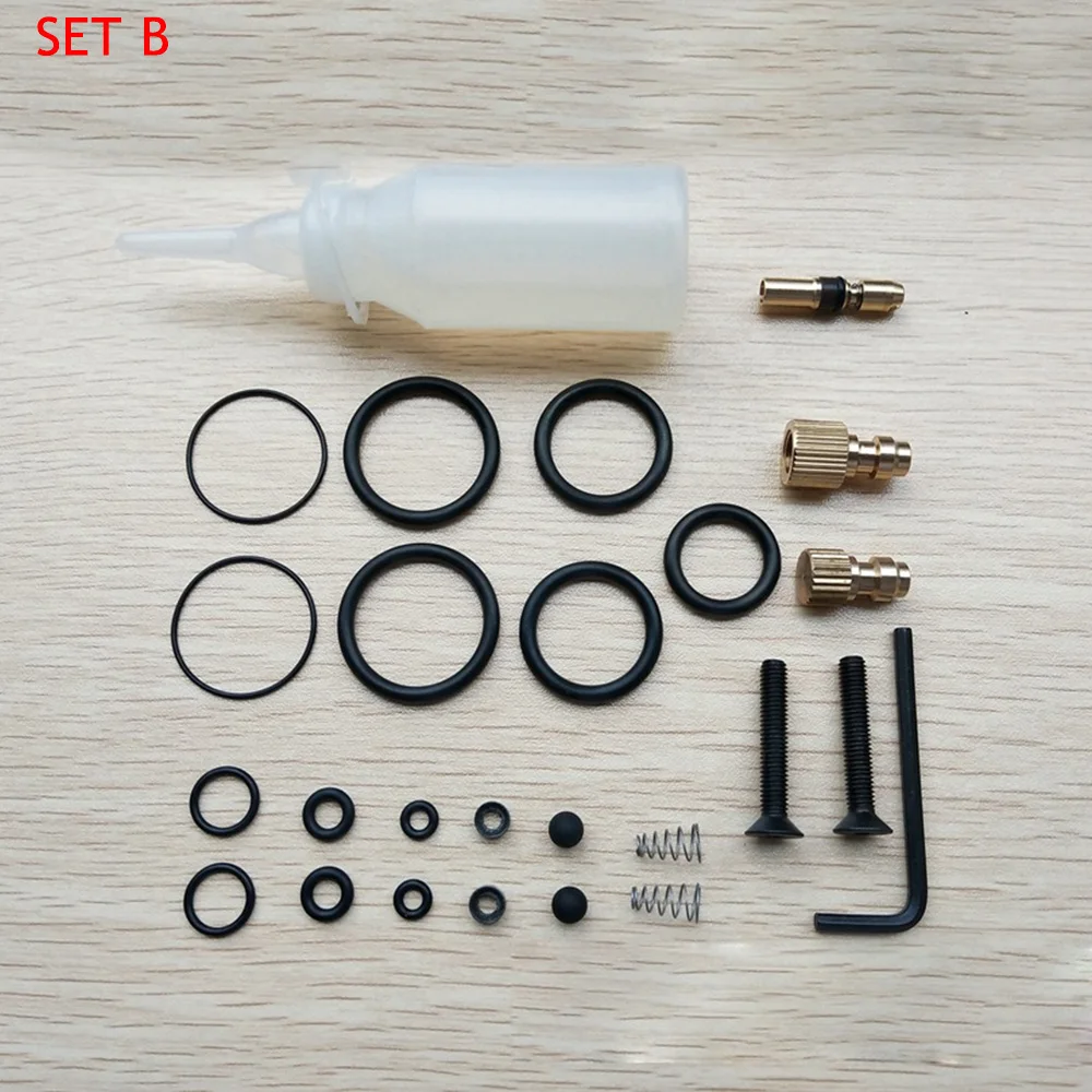 

PCP Pump Sealing O-rings High Pressure Air Pump Accessories Inflator Repair Set Kit NBR Copper 30mpa Universal Replacement Kit