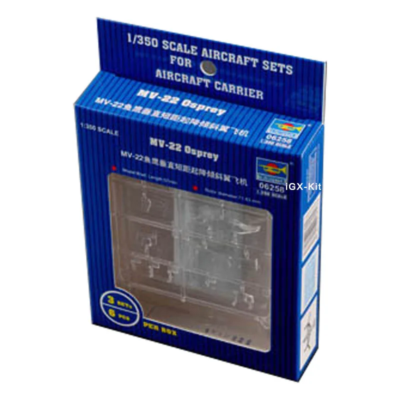 Trumpeter 06258 1:350 Scale MV22 MV-22 Osprey Plane For Airc