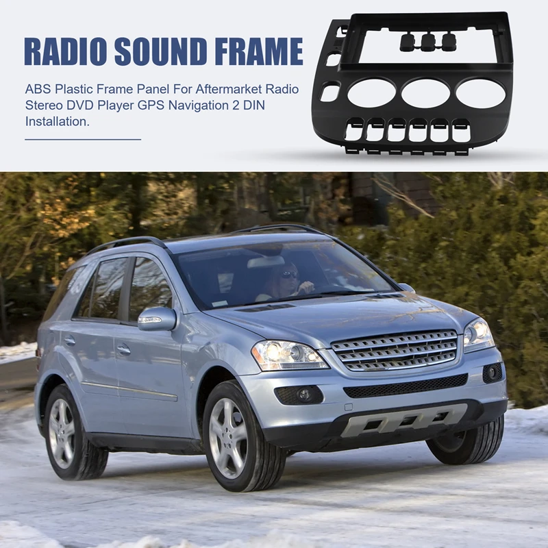 9-дюймовая Автомобильная рамка адаптер Android модель Mercedes Benz ML ML320 M-Class W163 2003-2005