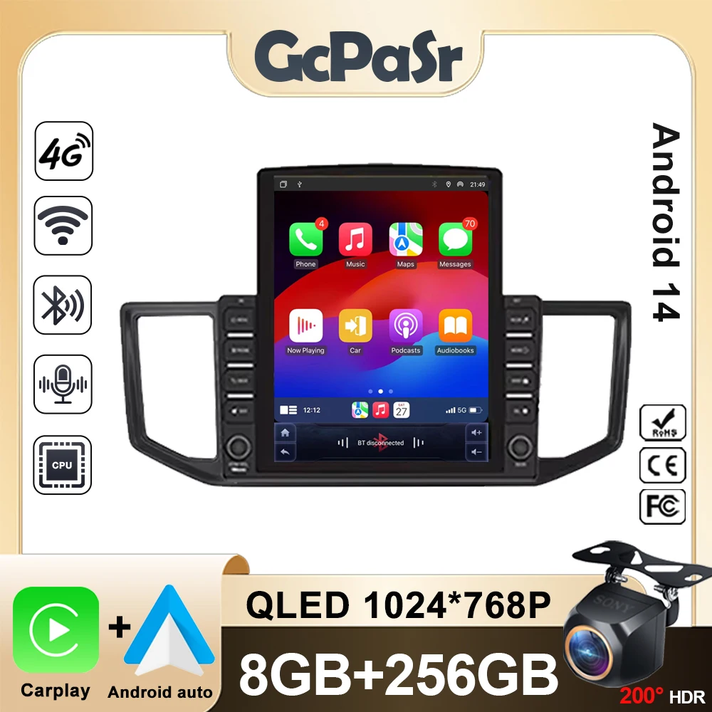 Для VW Amarok 2017-2021/Crafter Van Man2017+ Автомобильный Android Dvd Авто Радио Стерео Головное