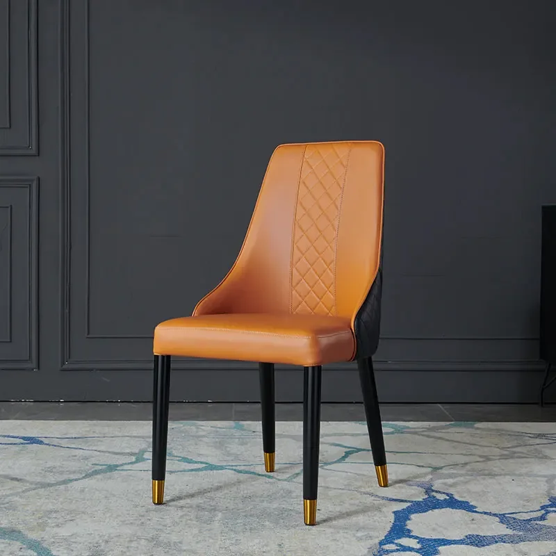 

Минималистичные эргономичные обеденные стулья, современный роскошный стул для спальни, кожаный классический садовый уличный стул, мебель для гостиной