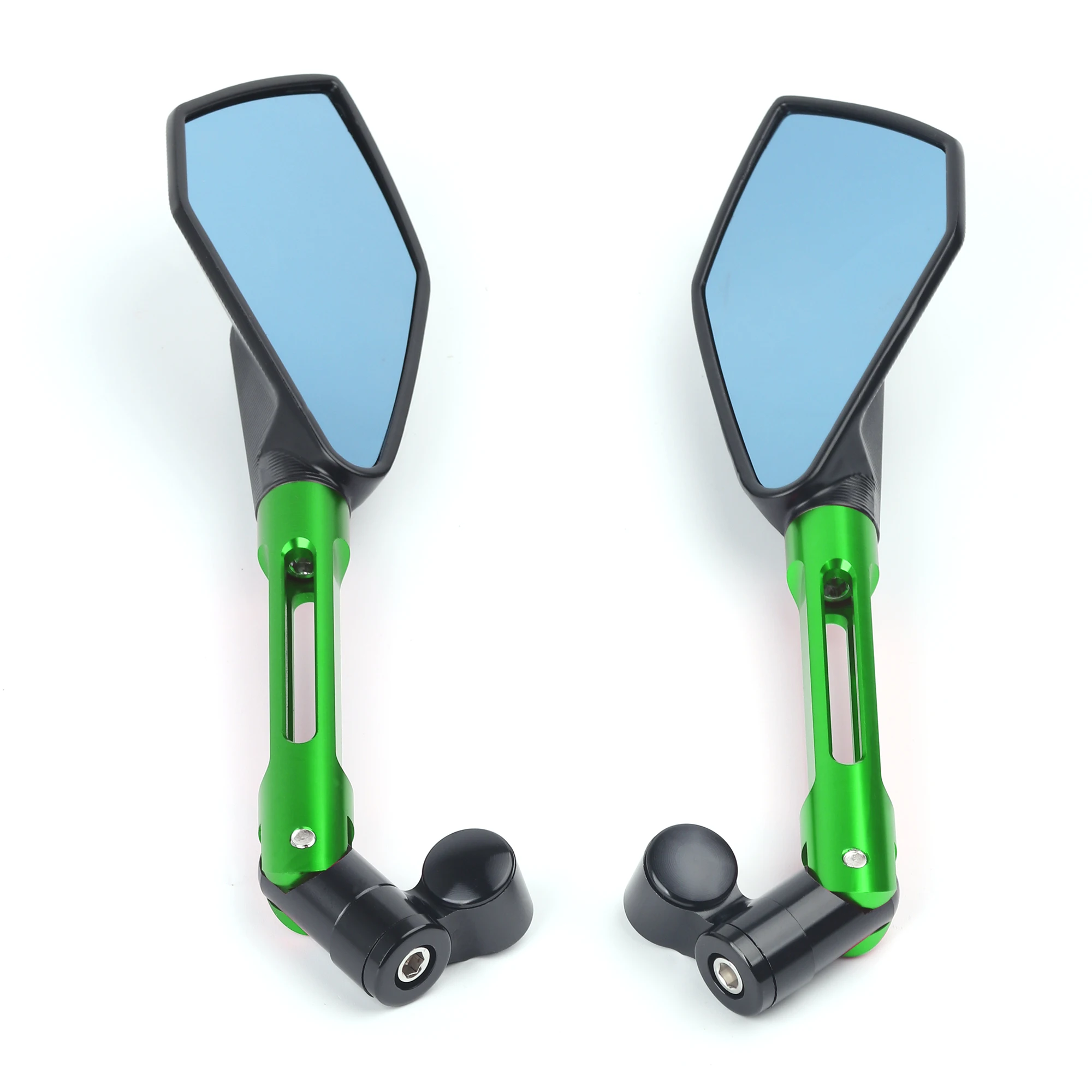 Универсальное зеркало для мотоцикла CNC заднего вида синего цвета с антибликовым покрытием для Aprilia DORSODURO 750 и DORSODURO 1200.