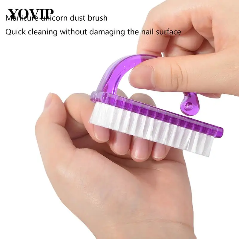 

Щетки для чистки ногтей, инструмент для очистки от пыли, Большая пластиковая щетка для маникюра и педикюра из мягкого волокна и шерсти для отшелушивания