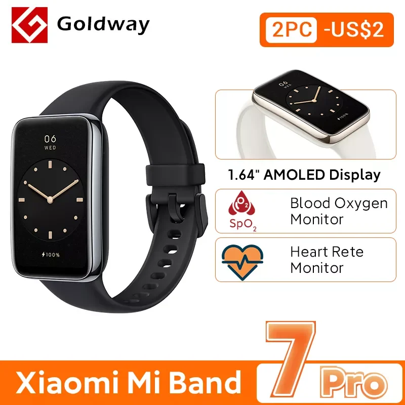 

Mi Band 7 Pro Smart Bracelet 6 Color Screen GPS Miband 7 Pro Blood Oxygen Fitness Traker Waterproof Smart Band
