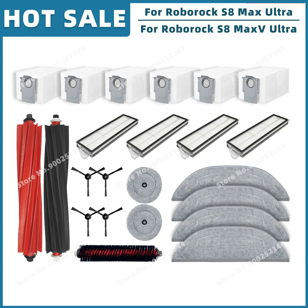 Комплект запасных частей для Roborock S8 MaxV Ultra, S8 Max Ultra