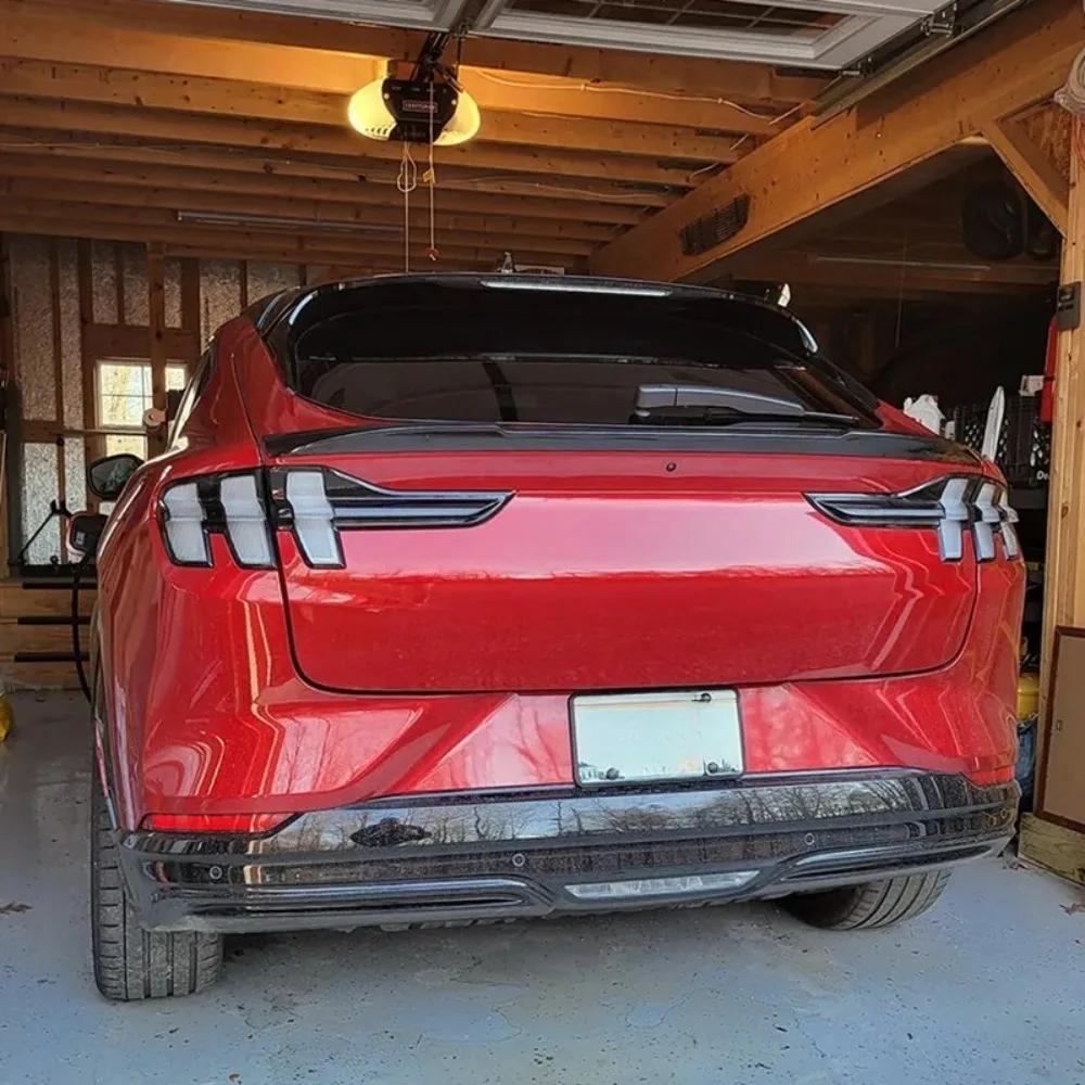 Фото Спойлер-антикрыло для Ford Mustang Mach-E (электрический Mustang) 2020-2026, задний сплиттер на крышу/багажник, аксессуары для тюнинга №5