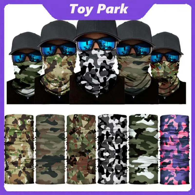 

Multifunctional Versatile Mask Unisex Camouflage Mask Breathable Camouflage Series Headband Mask Uv Protection