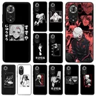 Мягкий матовый противоударный чехол для телефона Huawei Honor 50 20 Pro 30 9X Lite 30i 20s 20e 8X 8S 9S 9C 9A аниме Токийский Гуль черный чехол