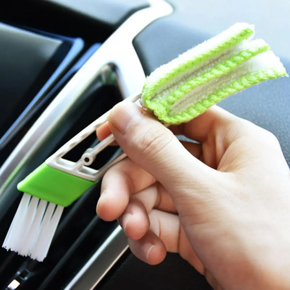 

Plastic Car Brush Cleaning Tool Auto Air Conditioning Outlet Vent Blinds Cleaner Dashboard Dust Brush Interior Keyboard Brush