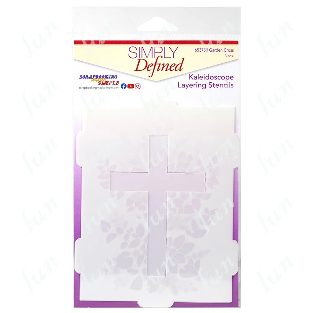 

Religion Garden Cross Layering Stencils Scrapbook Diary Decoration Stencil Embossing Template Diy Greeting Card Handmade