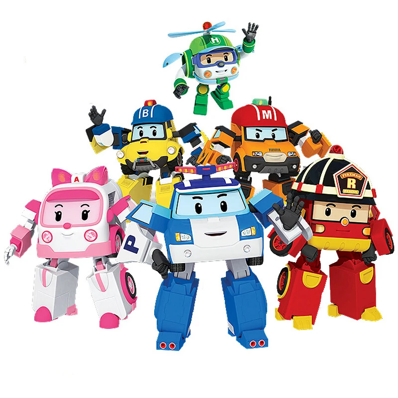 

Поли, HELLY робот города-государственный автомобиль, игрушка, пожарная машина, ручная деформация, Детская Подарочная коробка, подарок для мальчиков и девочек