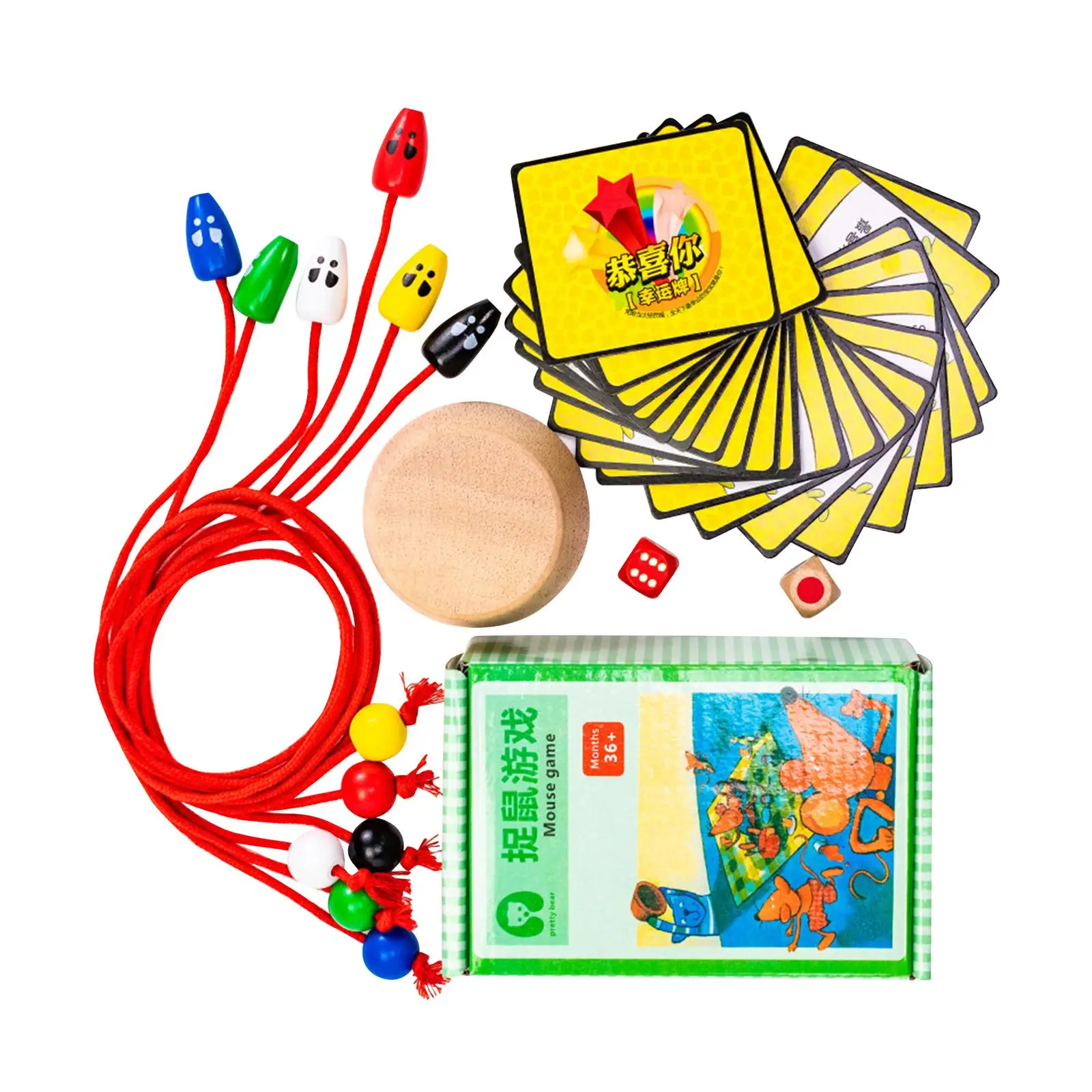 

Creative Catcher Mouse Board Game Educational Sensory Learning Toy Interactive Toy Desktop Game for Kids Girls Children Boy