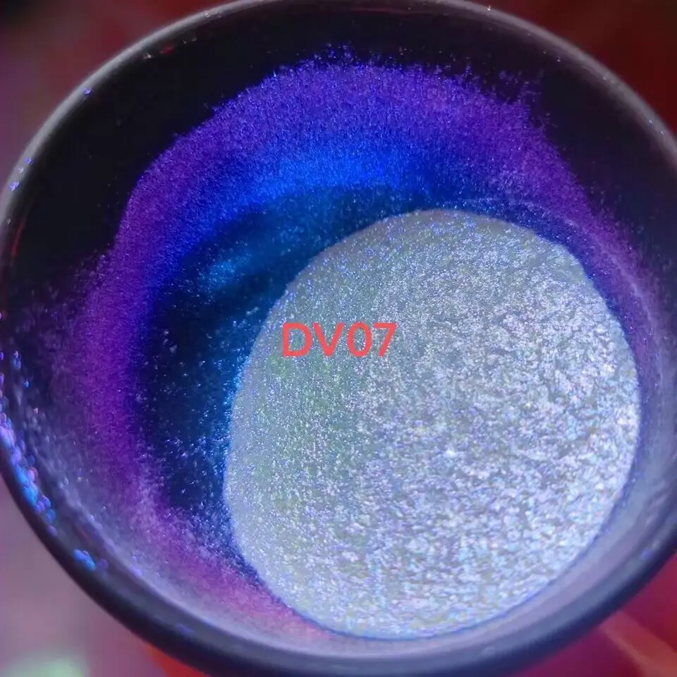 Блестящие бриллианты 25 г цвет хамелеон двойная Хромовая перламутровая