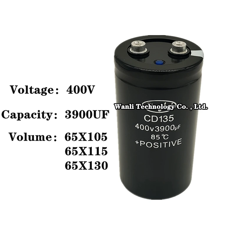 1 шт./партия электролитический конденсатор 400V3900UF 3900uf400v CD135 65x105 мм 65x115 65x130