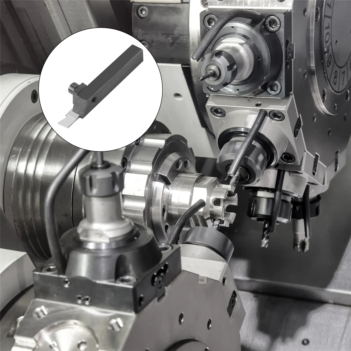 Разделительный держатель инструмента с разделительными лезвиями SIEG S / N: 10145