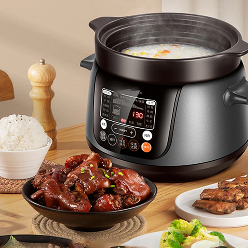TG40YC5 electric stew pot  220v intelligent soup cooker electric casserole purple sand ceramic health porridge home