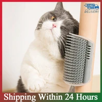 pet comb cat wall massage cat comb cat self groomerwall corner brush rubs the face with a tickling comb pet grooming supply