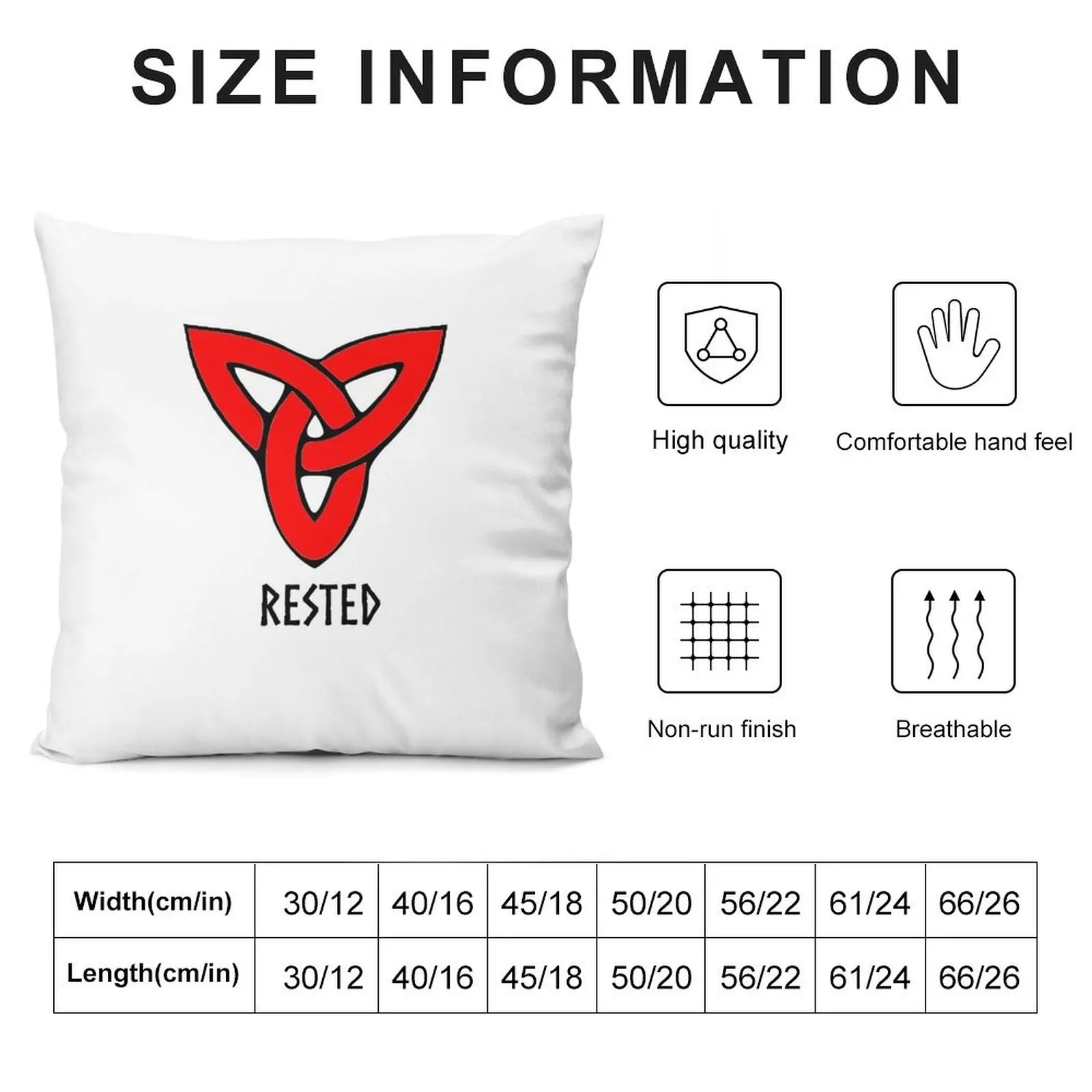 Декоративные подушки для диванных подушек (черный шрифт)